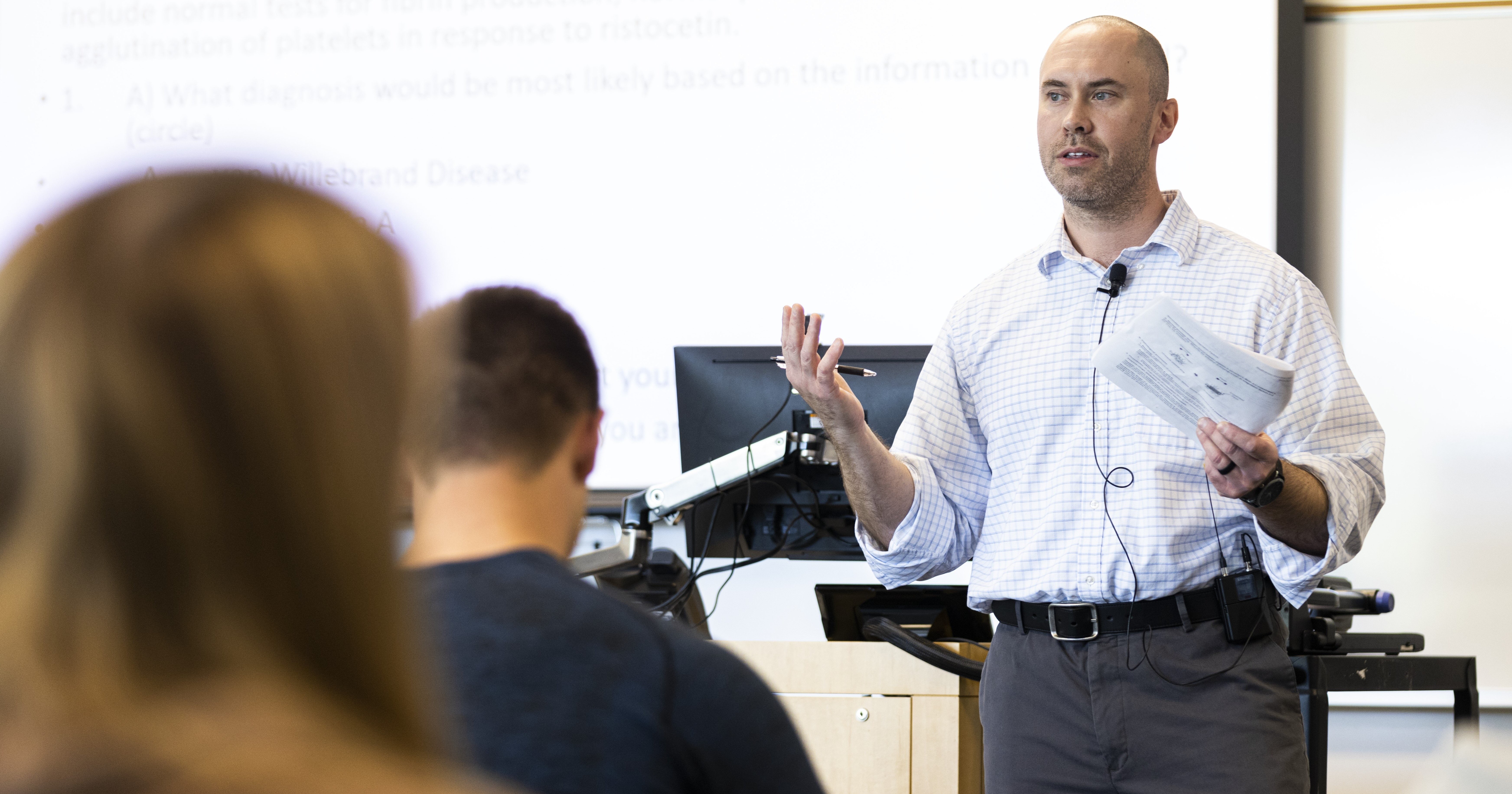 Biomedical Sciences classroom